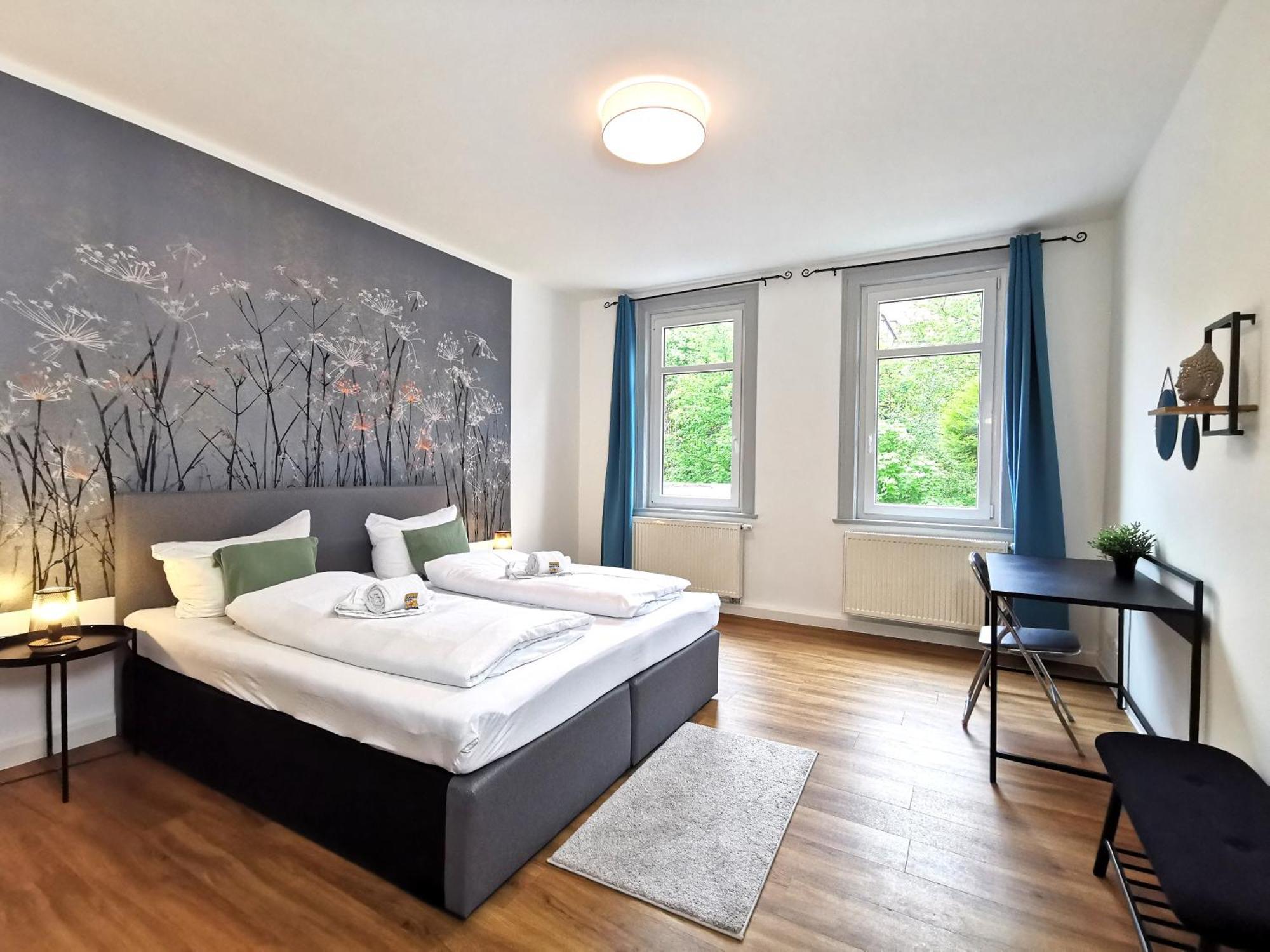 Bohnapartments - Stadtblick Zechenhaus - Balkon - Gratis Parkplatz - Wlan - Sehr Ruhig - Barrierearm Ilmenau Bagian luar foto
