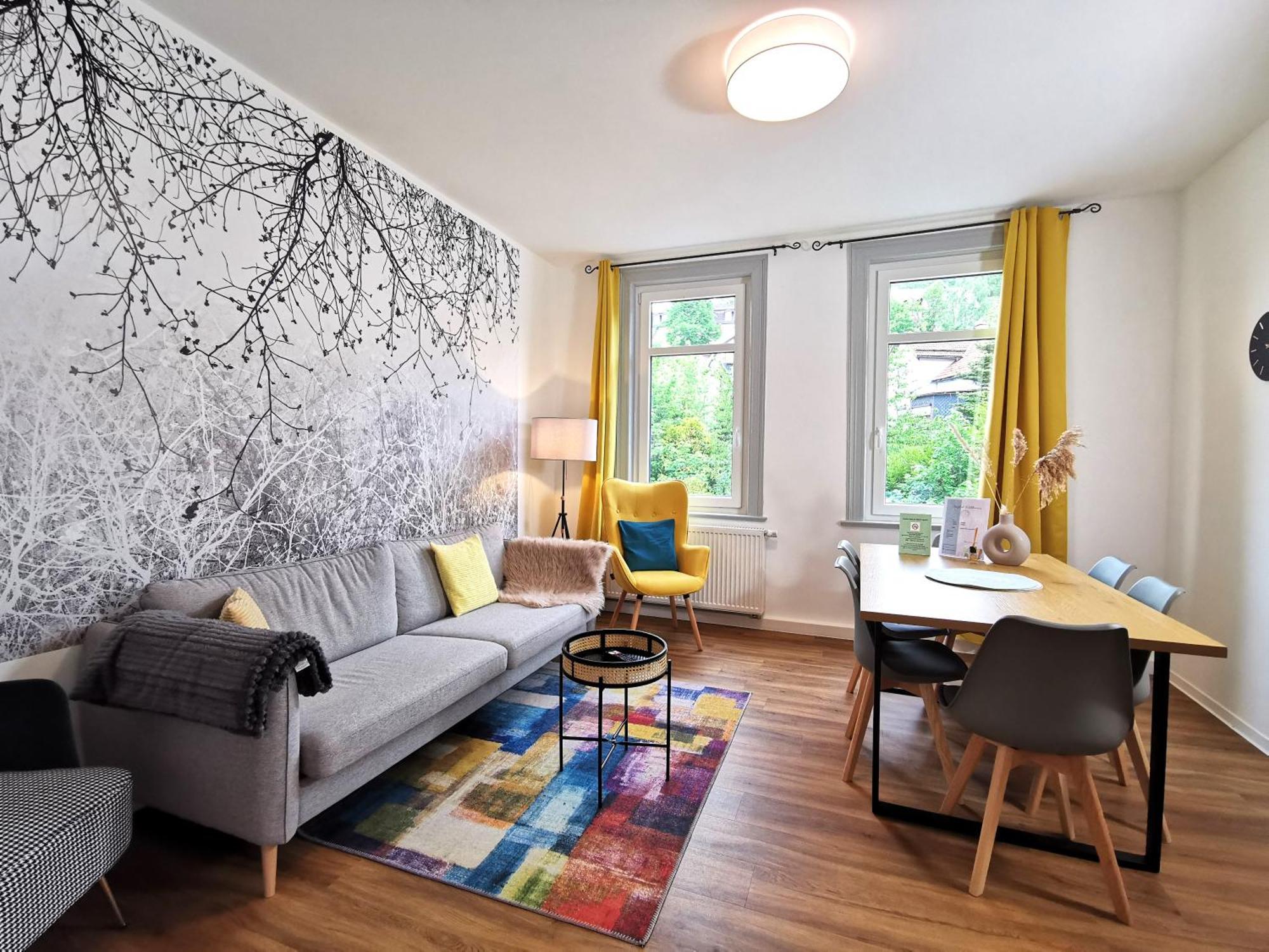 Bohnapartments - Stadtblick Zechenhaus - Balkon - Gratis Parkplatz - Wlan - Sehr Ruhig - Barrierearm Ilmenau Bagian luar foto